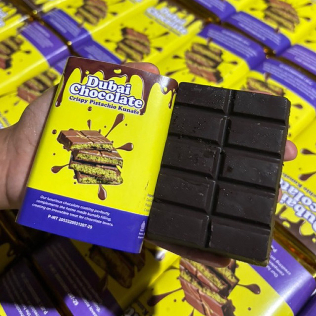 

[80gr] CHOCOLATE DUBAI MINI KUNAFA PISTACHIO VIRAL