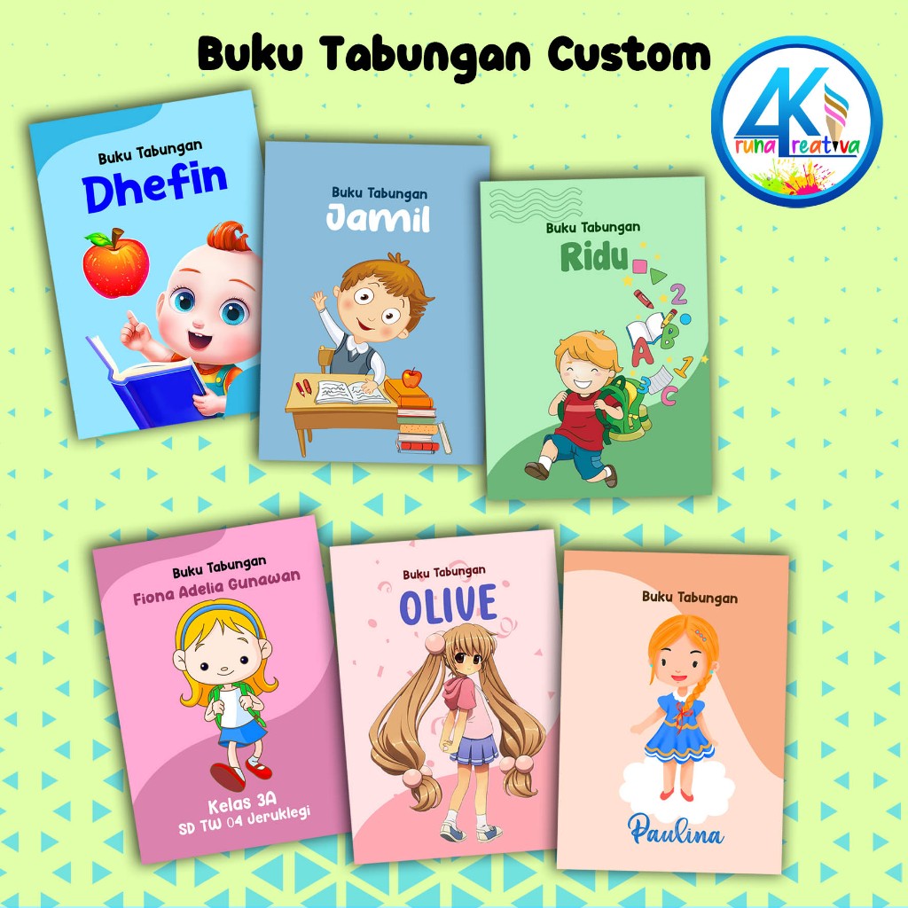 

Arunakreativa 01-06 Buku Tabungan Custom