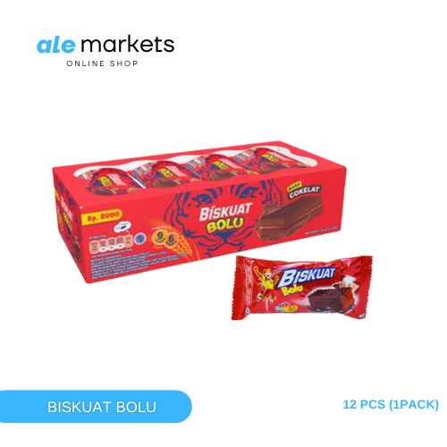 

Biskuat bolu coklat 16gr 1pack isi 12pcs