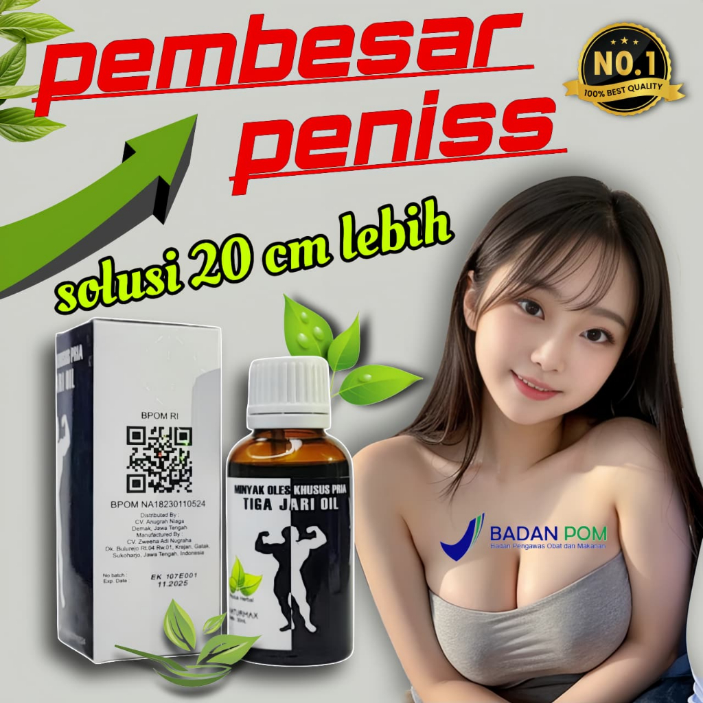 TOP 1 PEMBESAR KELAMIN LAKI LAKI 100% ORIGINAL DAN PERMANEN pembesarpenis laki laki