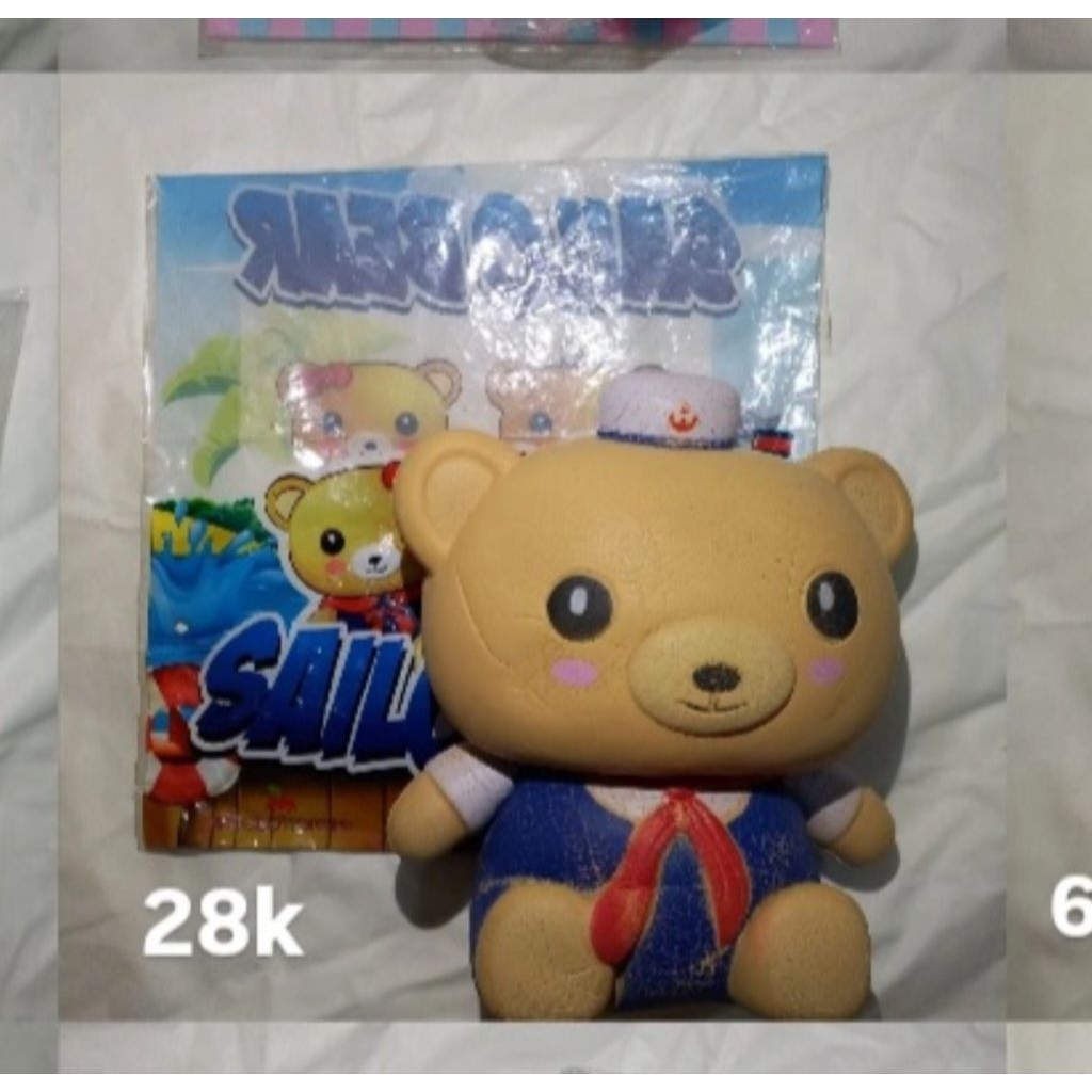 sailor bear squishy