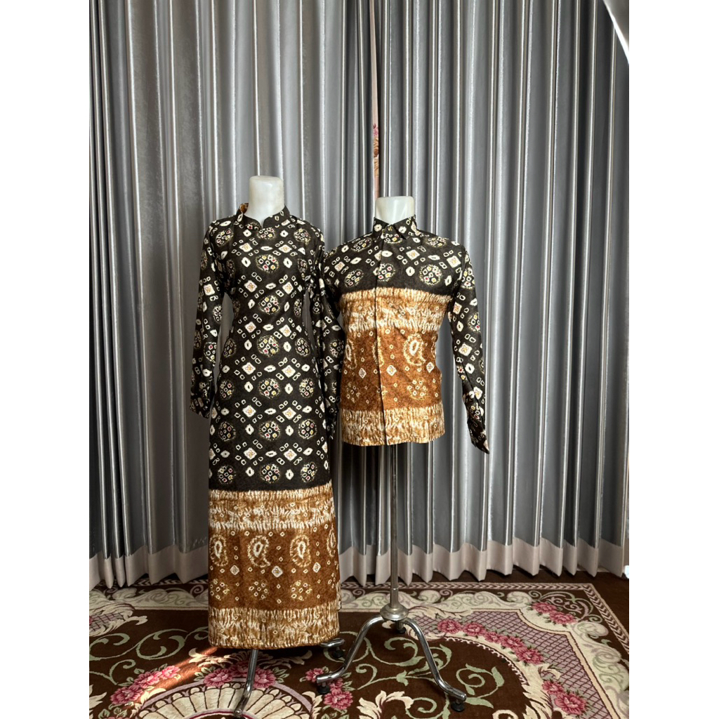 COUPLE JUMPUTAN PRADA DOLBY TITIK 7 /COUPLE JUMPUTAN PALEMBANG/ GAMIS JUMPUTAN/KEMEJA JUMPUTAN /SETC