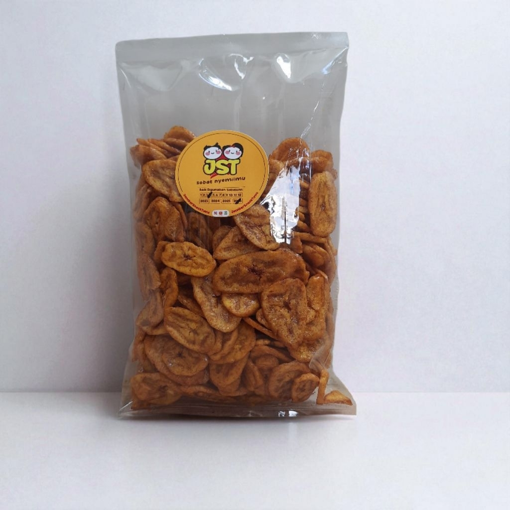 

[250gr] Keripik Kripik Pisang Manis Kiloan Jember Snack Time