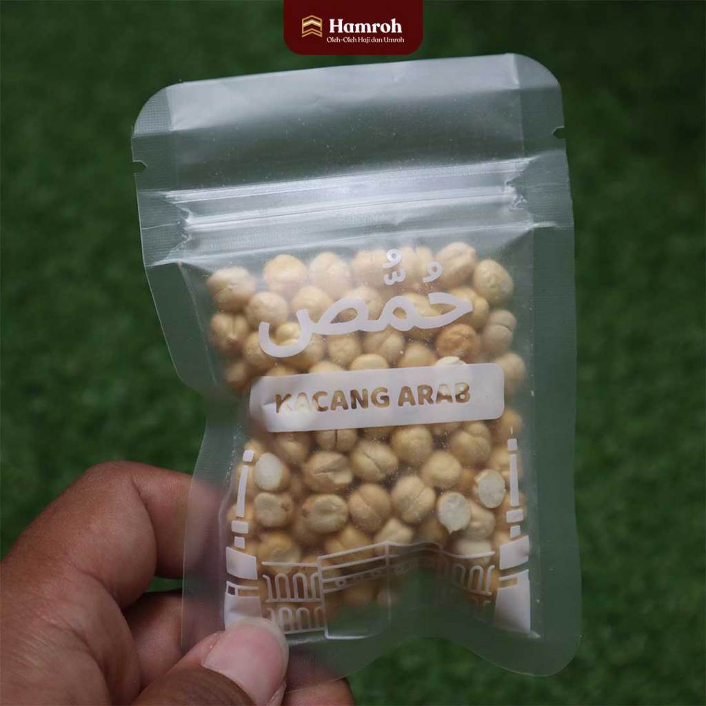 

Kacang Arab 20gr – Packaging Kemasan Full Sablon Eksklusif Oleh-oleh Haji Umroh