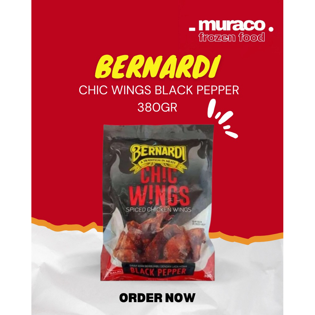 

Bernardi Chic Wings Black Pepper 380gr