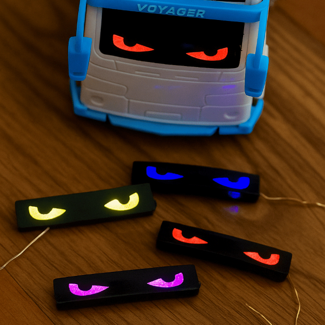 Miniatur Strobo Mata Dan Rotator Miniatur Mata Mobil dan Bus Miniatur LED 4Warna By Venturo.miniatur