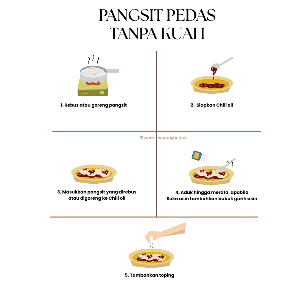 

PANGSIT PEDAS CHILI OIL 1 PACK