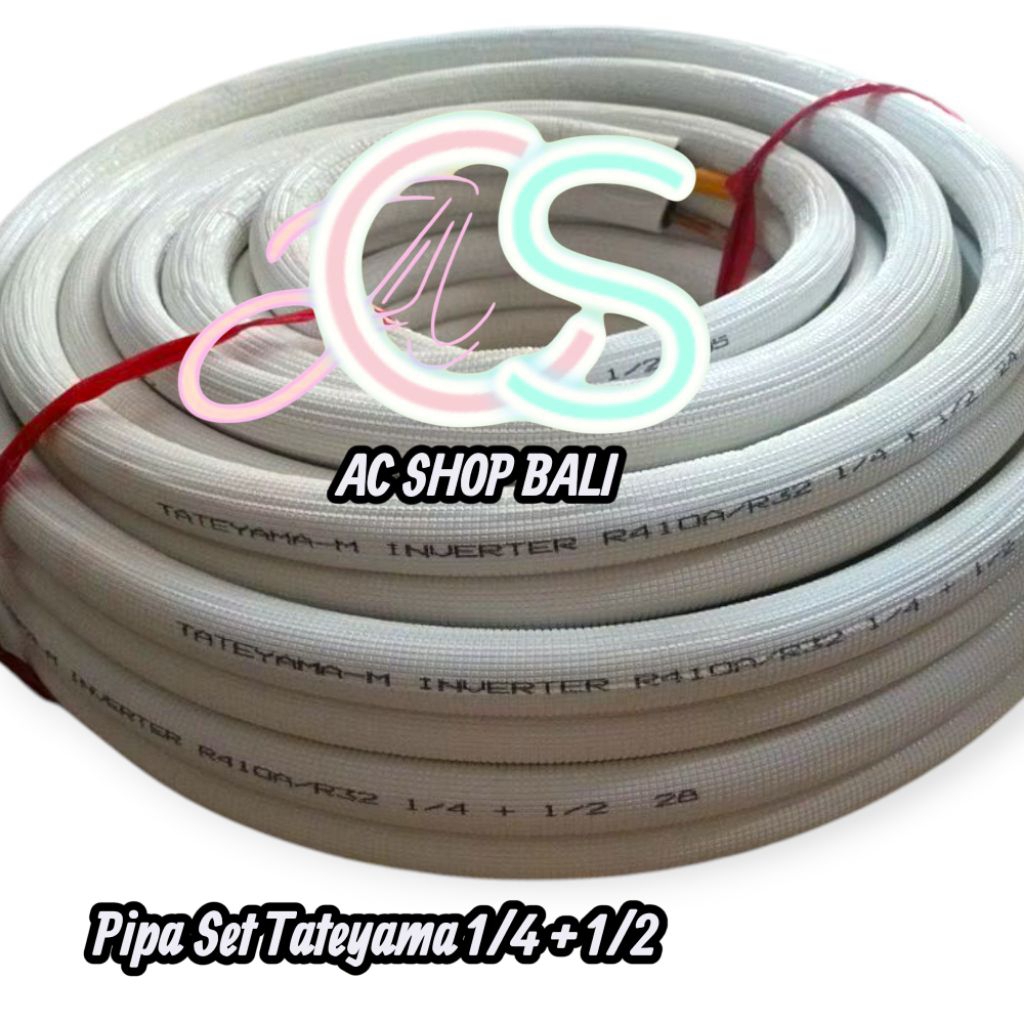 Pipa Ac Tateyama 1/4 1/2 Per Meter Pipa Ac 1.5 Pk Pipa Ac 2 Pk