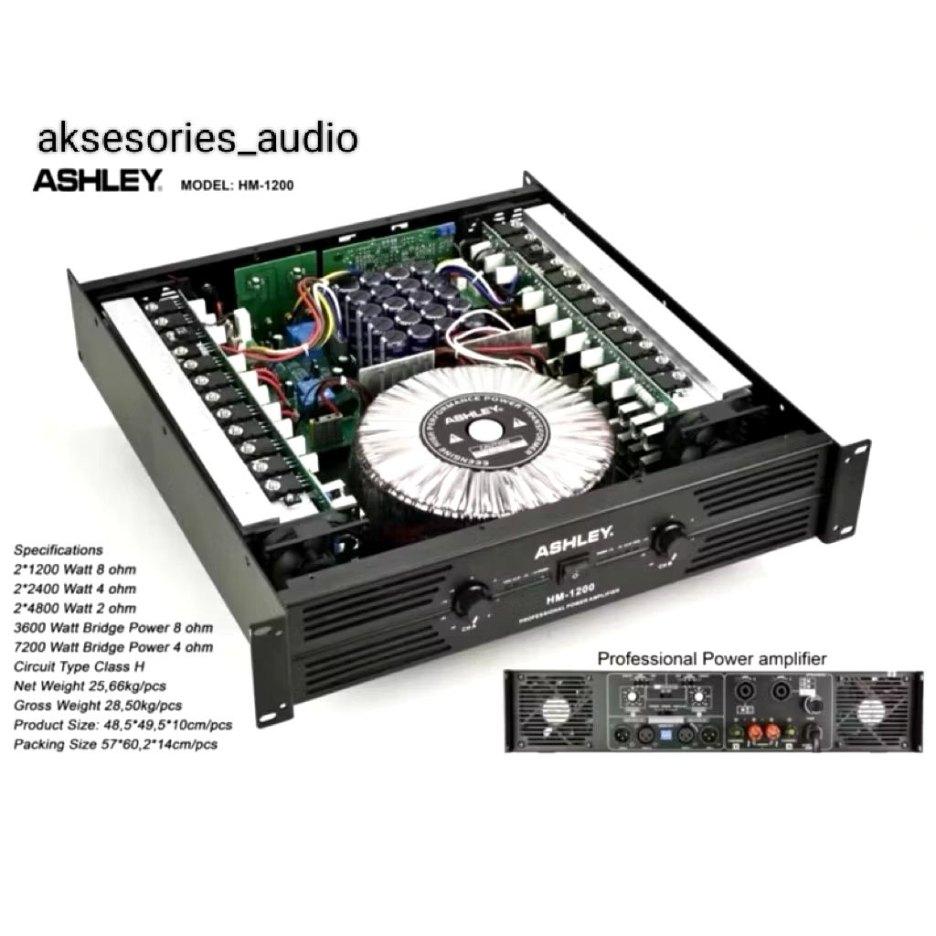 power Ashley HM 1200 power Ashley 2chanel