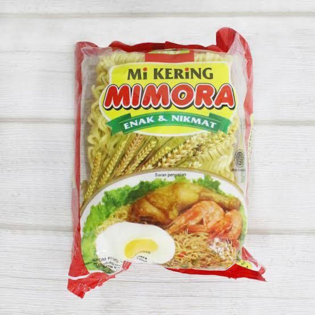 

mie kering mimora 123 gram / pack