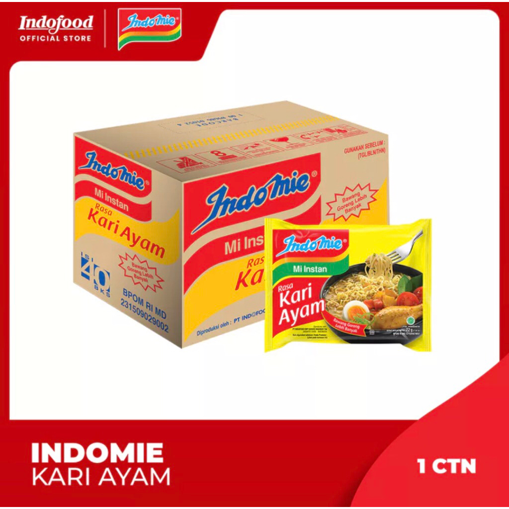 

Indomie Kari Ayam 1 Dus (isi 40)