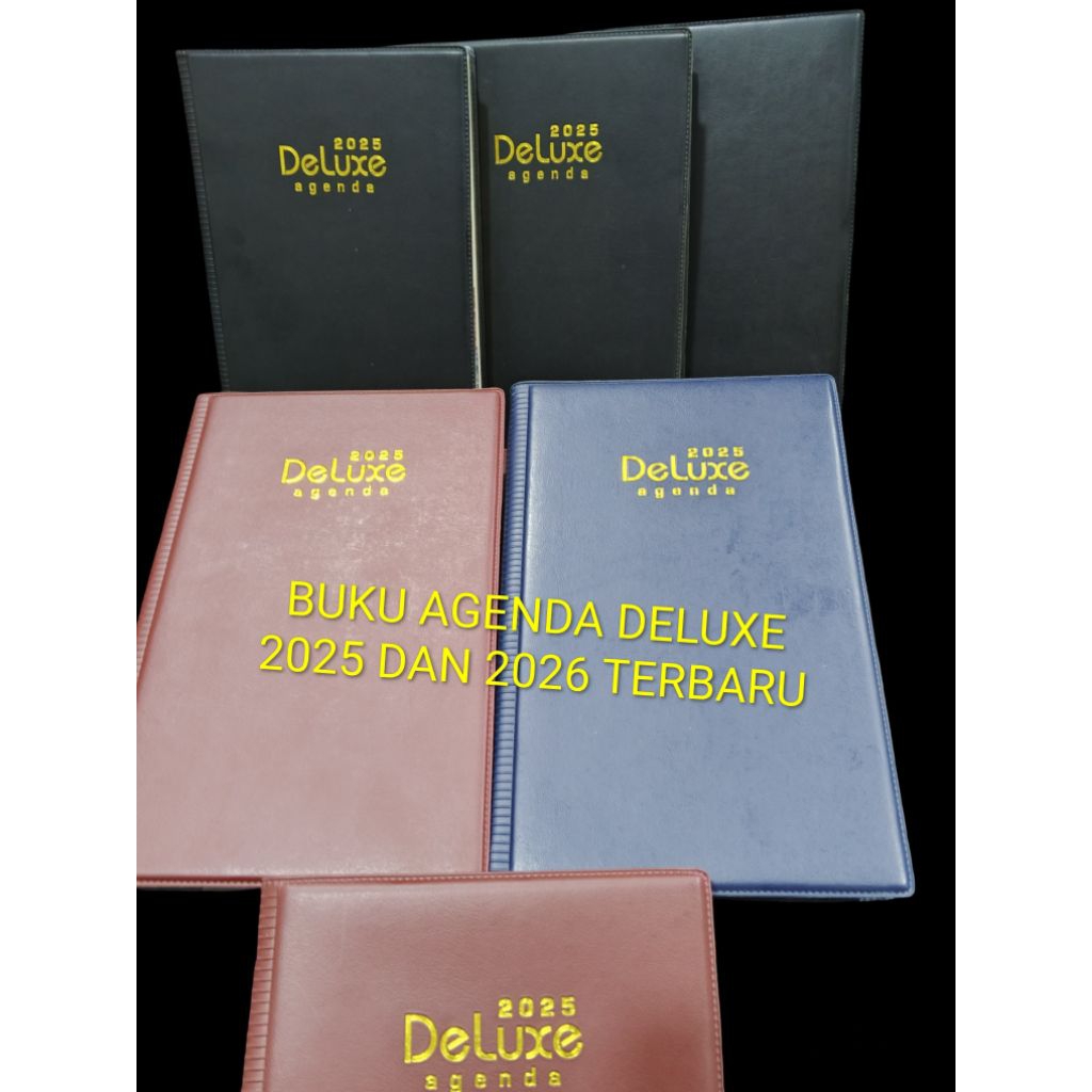 

BUKU AGENDA KERJA DELUXE KERTAS PUTIH DAN KREM/2026 DAN 2025/BUKU