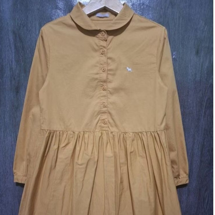 Bluedog* Atasan Dress Anak | Kuning Mustard