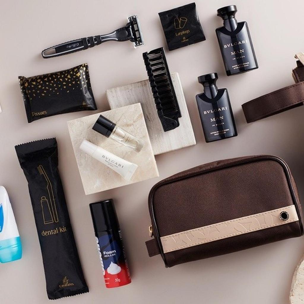 AMENITY KIT BVLGARI MAN BLACK EDITION FROM EMIRATES AIRLINES