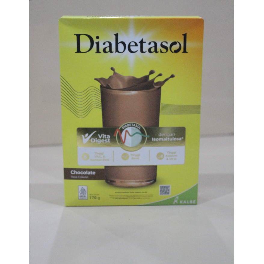 

Diabetasol Vita Digest 180gr - Susu Sumber Serat Tinggi Kalsium Untuk Penderita Diabetes