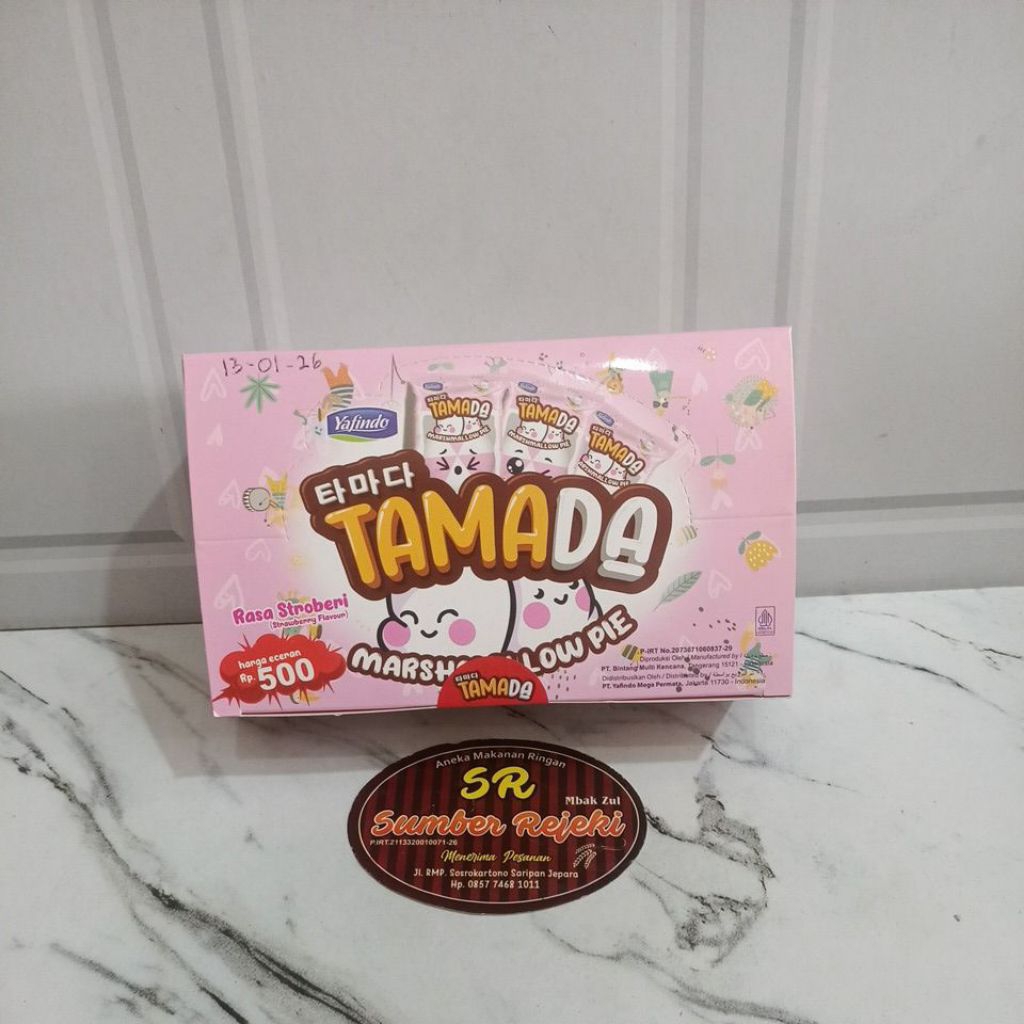 

TAMADA MARSHMALLOW PIE ISI 24 PCS