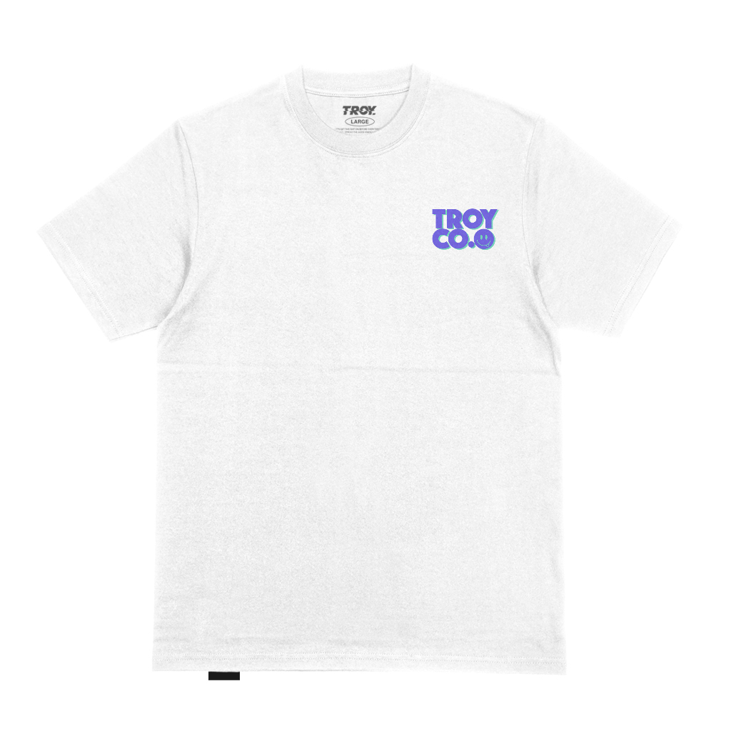 Troy Company Tshirt White Smely - Kaos Putih Lengan Pendek MT 3284