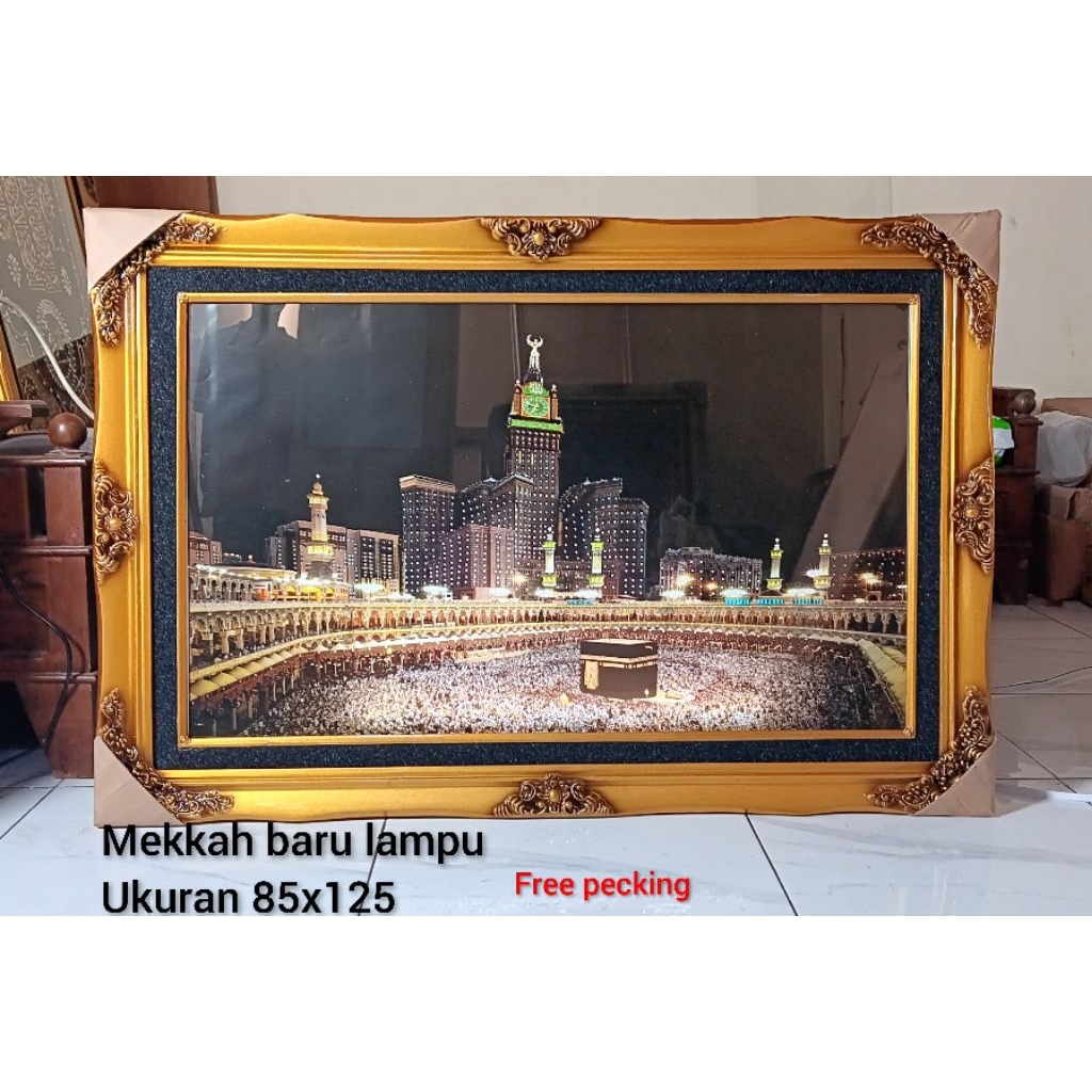 MEKKAH MOTIF LAMPU TERBARU