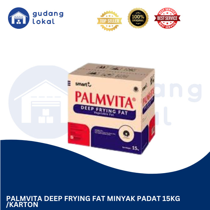 

PALMVITA DEEP FRYING FAT/MINYAK PADAT 15KG /KARTON