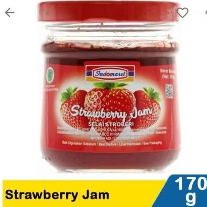 

Indomaret jam/selai Strawberry /nanas 170gr