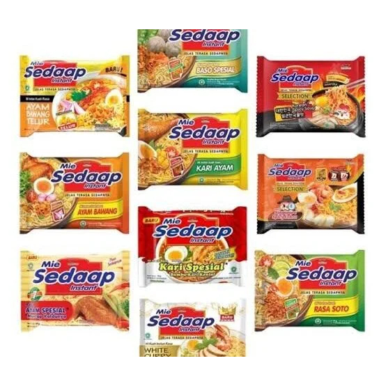 

Sedaap Mie Instant All Varian - Mie Goreng & Mie Kuah - Mie Sedaap Goreng Kuah All Varian