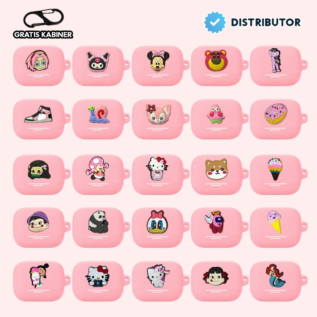 [K20i] Soundcore K20i Karakter Premium Softcase Soundcore K20i & Jibbitz Lucu KD01