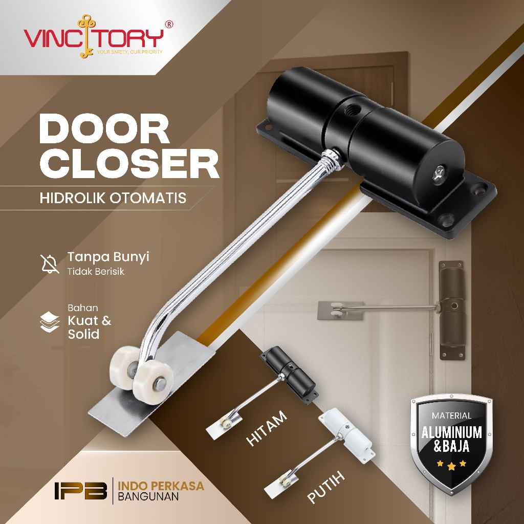 Door Closer Penutup Pintu Rumah Otomatis Pintu Household Engsel Pintu Otomatis Spring | 2906