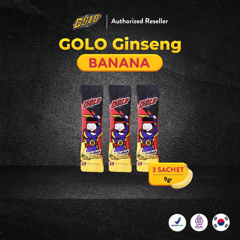 

GOLO Ginseng Botanical Banana 3 Sachet