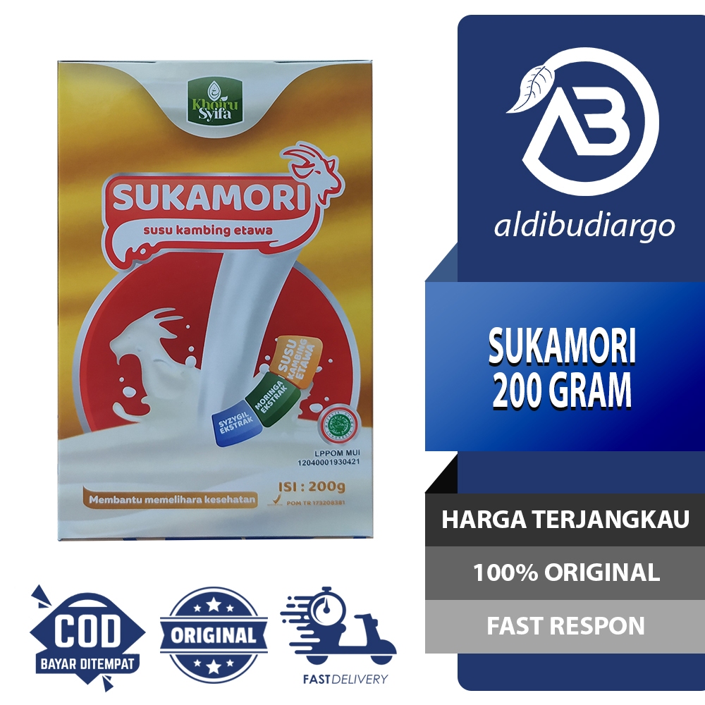 

SUSU KAMBING SUKAMORI 200 GRAM SUSU KAMBING PLUS DAUN KELOR DAUN SALAM