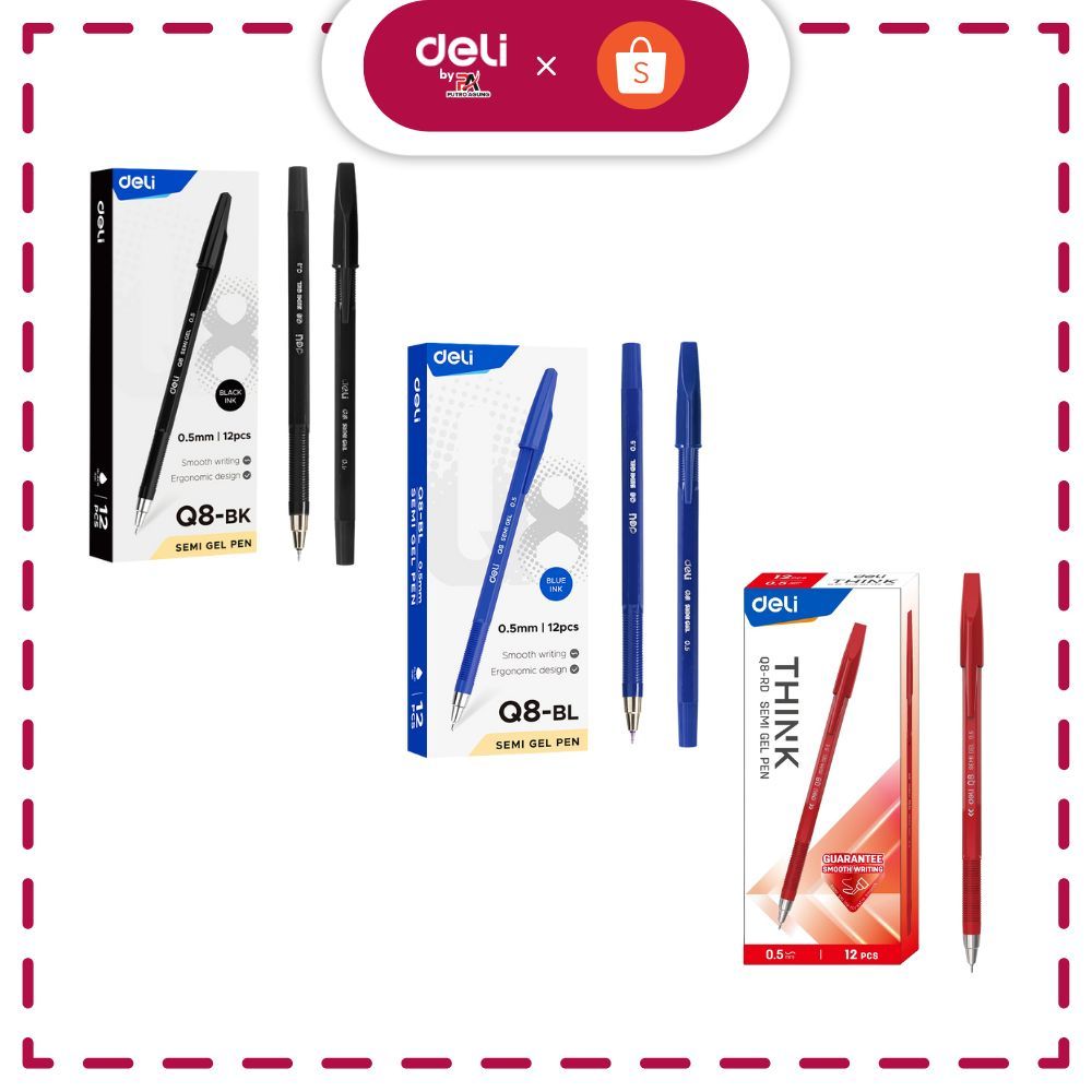 

Deli Pulpen Think Semi Gelpen 0.5mm - EQ8