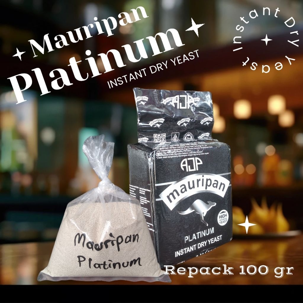 

Mauripan Platinum Ragi Instant / IDY / Instant Dry Yeast | Repack 100 gr