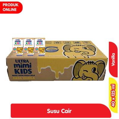 

Ultra Mimi Kids Susu UHT Vanila Kotak 40 x 125 ml - Karton