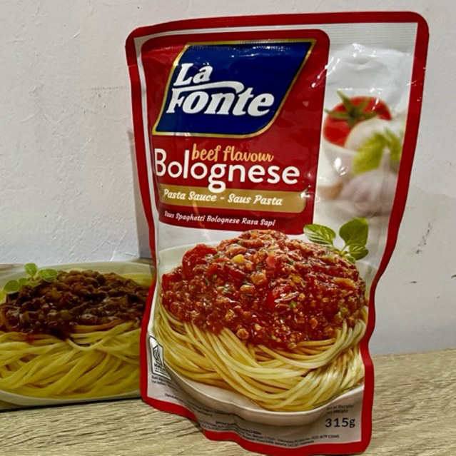 

Saus La fonte Beef bolognese 315gr | Beef Bolognese | Saus Pasta | la fonte bolognese | Saus Spaghetti Bolognese