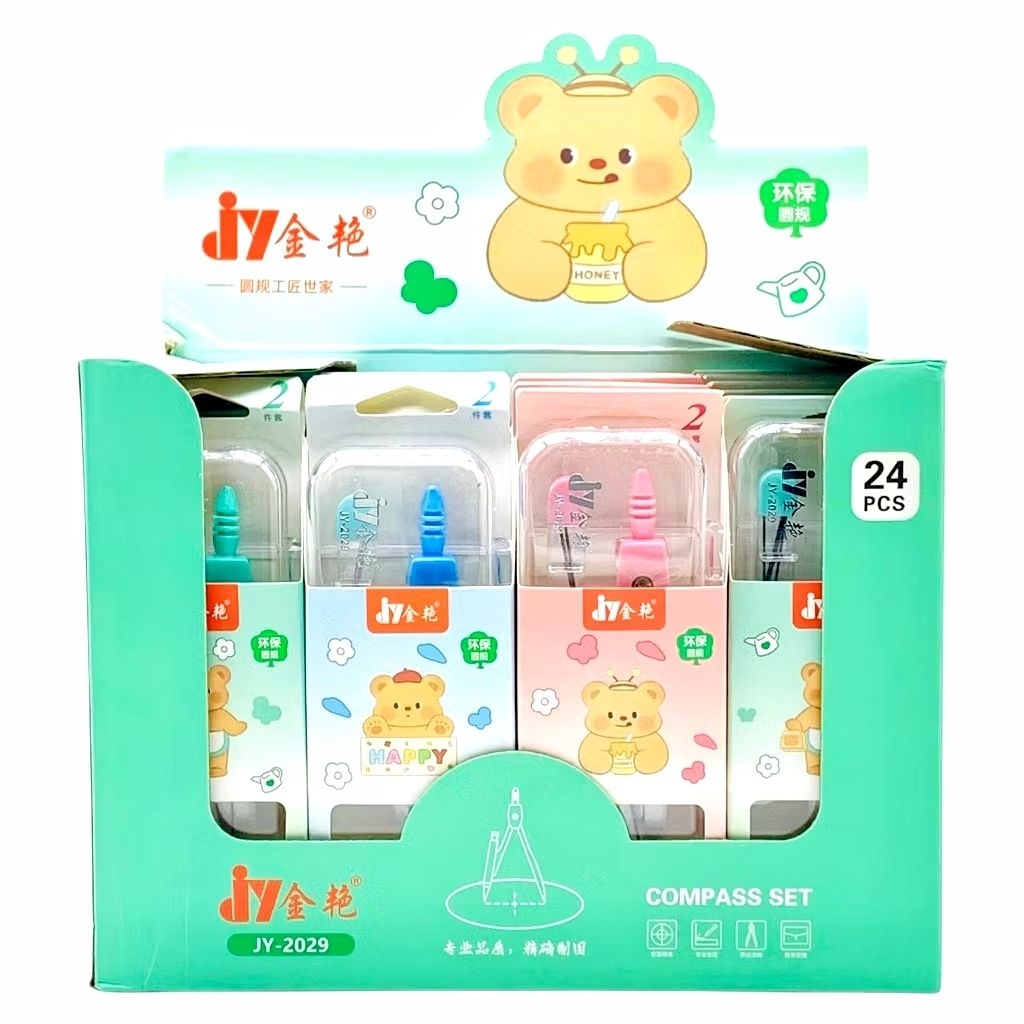 

Jangka Set Lucu Butter Bear | Jangka Matematika Kompas Pensil Mekanik Anak Sekolah
