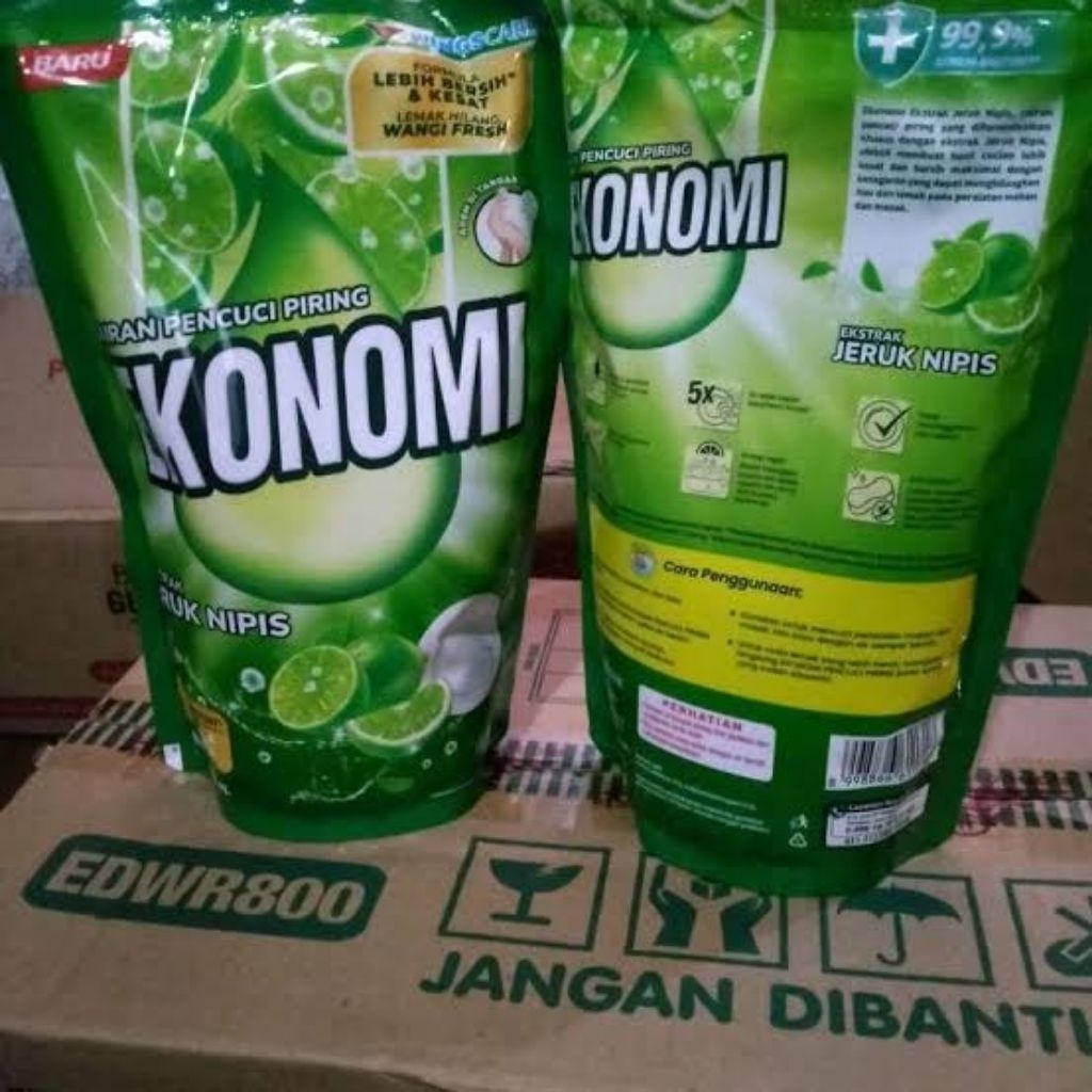 1Dus Isi 12pcs Ekonomi Sabun Cuci Piring 650ml Kartonan