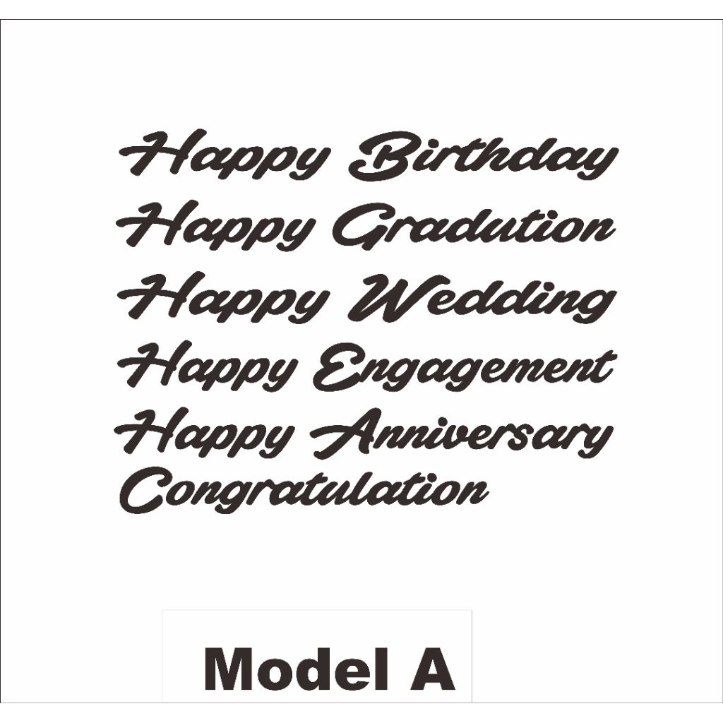 stiker  cutting happy birthday,happy graduation,happy wedding,happy engagement,happy anniversary con