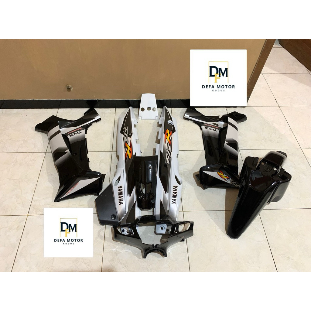 Body Set Fiz R ARDATH PUTIH HITAM BODYSET Fiz R FULLSET BODY Fiz R BODI YAMAHA FIZ R Bodi FIZR Body 