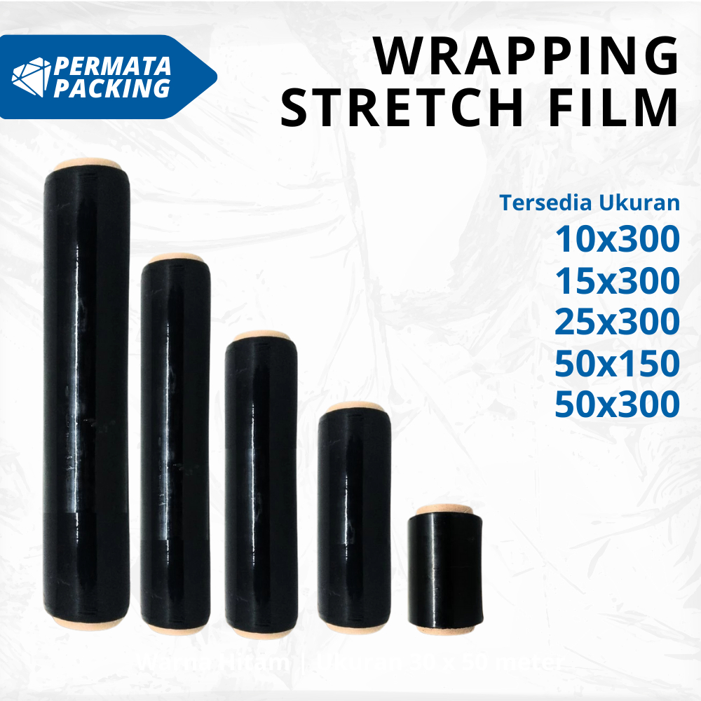 

Plastik Wrapping Barang / Stretch Film 5 cm - 50 cm TIDAK GAMPANG PUTUS