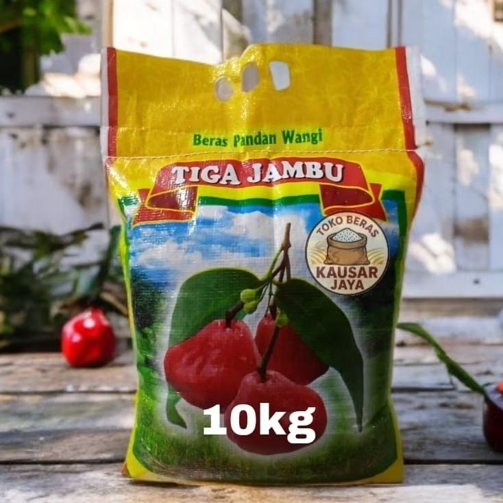

Beras Tiga Jambu 10Kg pandan wangi