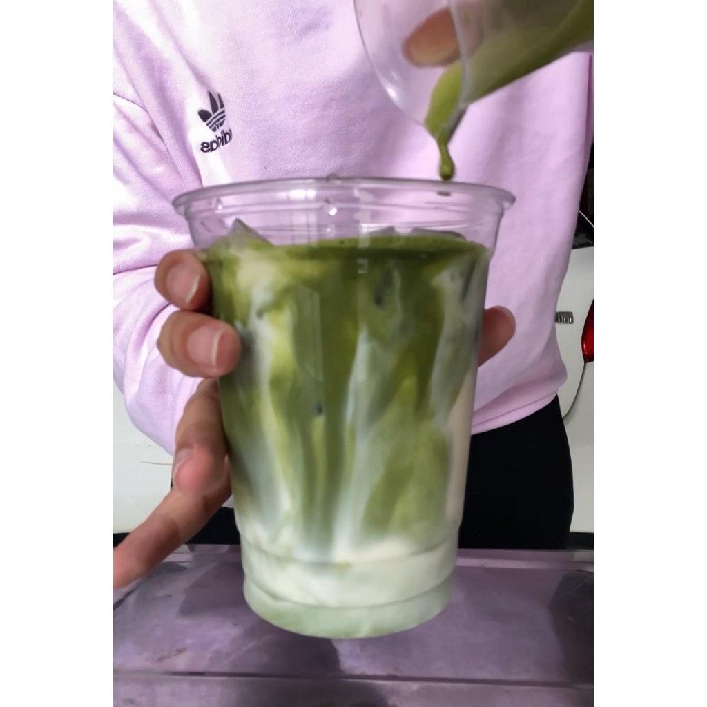 

[MADEBYOCA] matcha latte & butterscotch latte