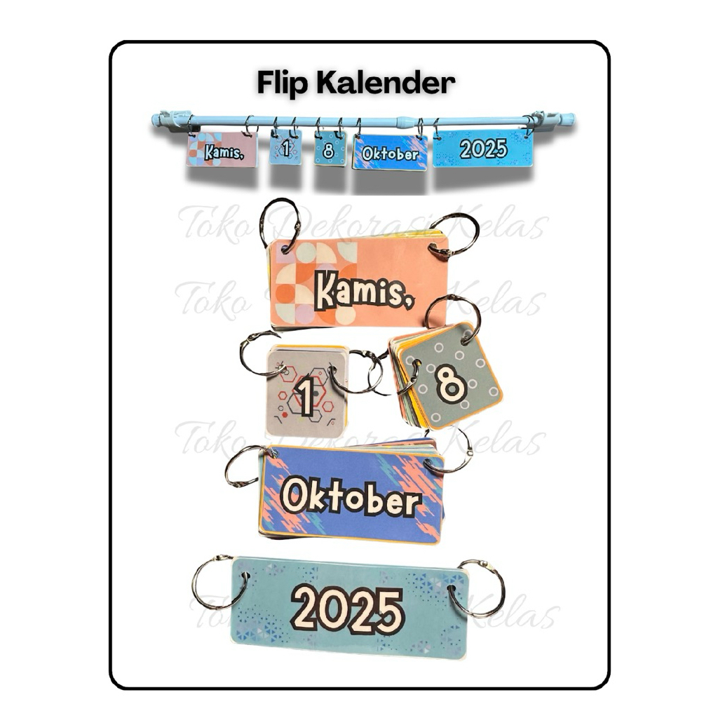 

Kalender Gantung Papan Tulis | Flip Kalender | Kalender Kelas | Kalender Papan Tulis | DEKORASI KELAS