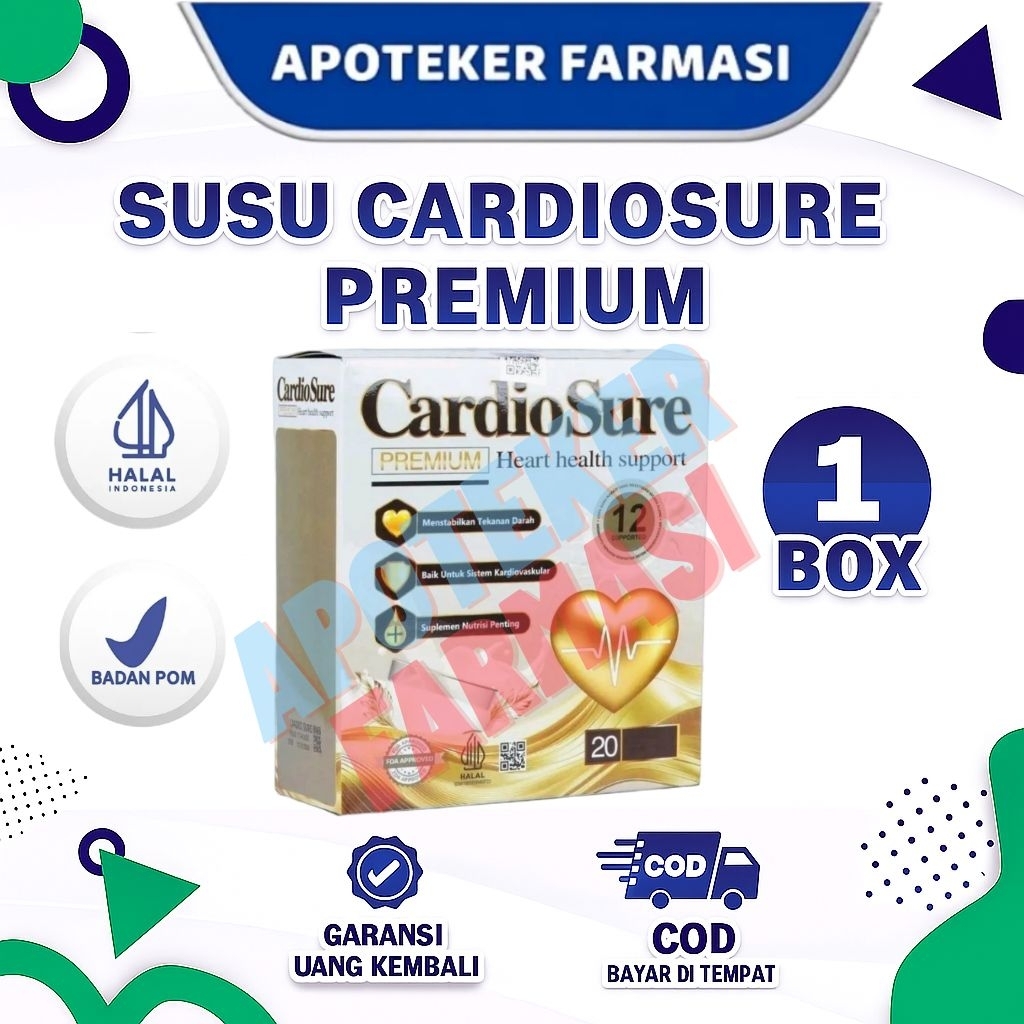 

Cardiosure Milk Susu Asli Original Official Store 1-5 Box