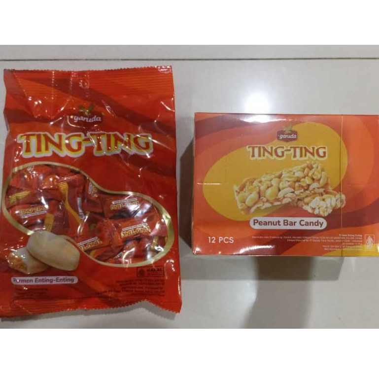 

GARUDA TING TING PERMEN KACANG 125 GRAM CANDY JAJANAN CEMILAN JADUL ENAK SNACK MANIS
