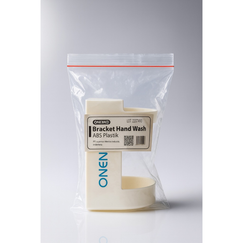 Bracket Hand Wash Onemed | Gantungan Botol Hand Sanitizer Plastik