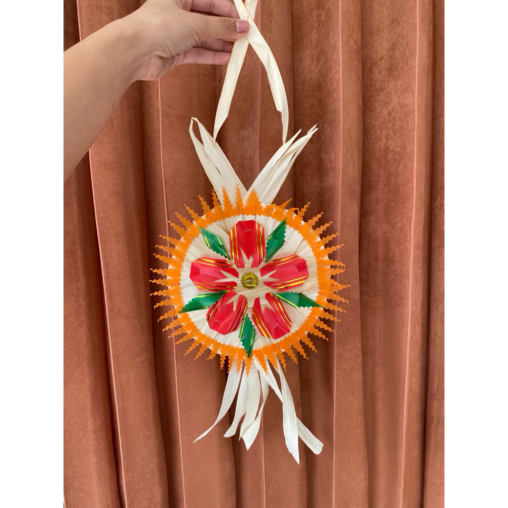 Tamiang Kuningan Ukuran Kecil  Tamiang Ibung Kuningan isi 5 pcs warna random