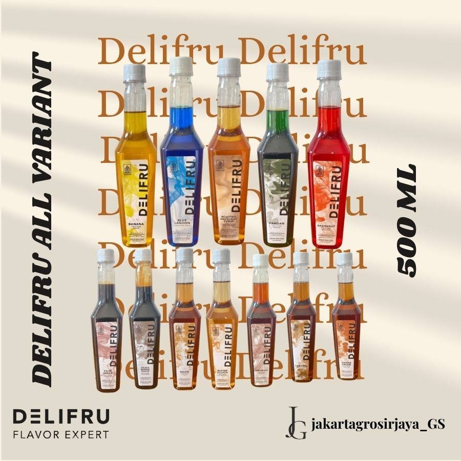 

ALL VARIANT DELIFRU SYRUP 500 ML | DELIFRU SIRUP 500 ML