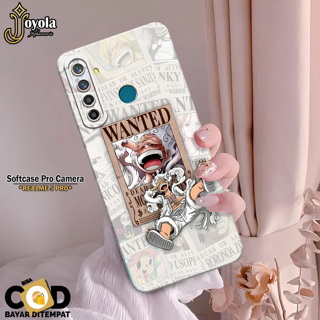 Softcase Hp Realme 5 Pro JOYOLA Fashion Case Anime Case Realme 5 Pro Silikon Tpu Pro Camera Kesing R