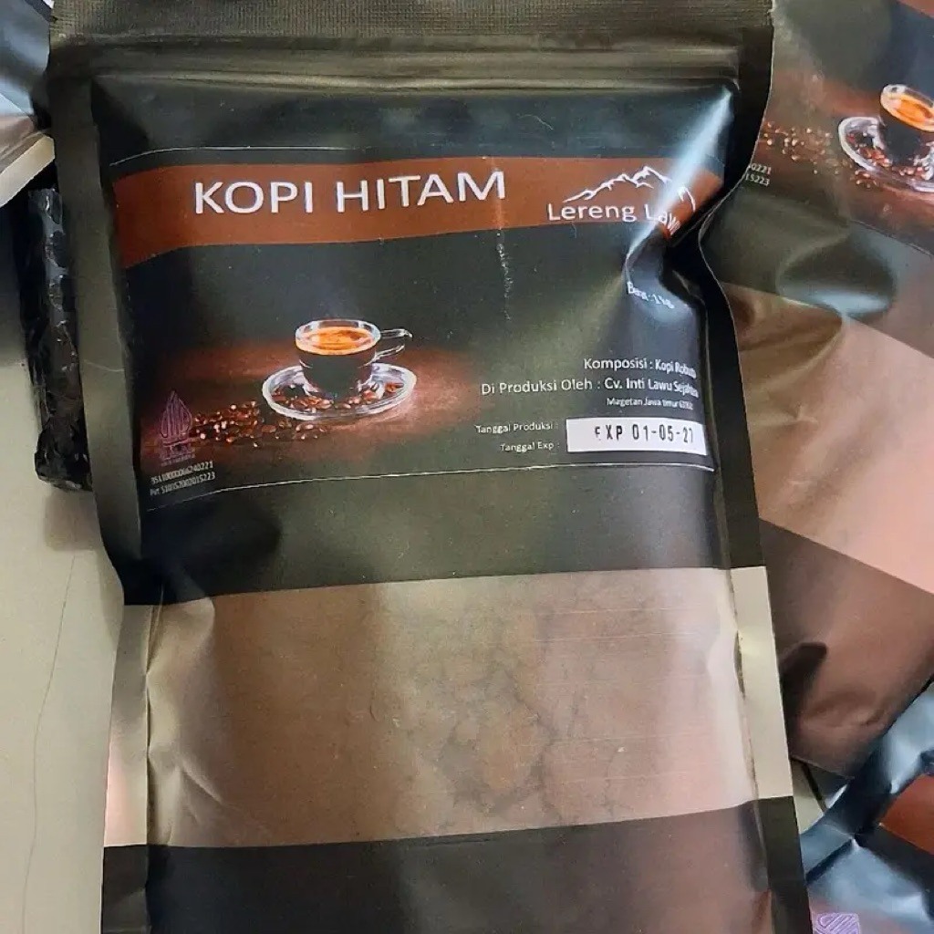 

J. kopi hitam kemasan