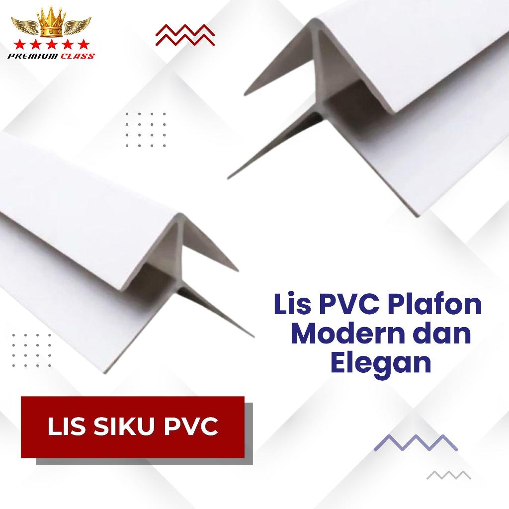LIS SIKU DECOR LIST SIKU PLAFON PVC (4 METER PER BATANG)