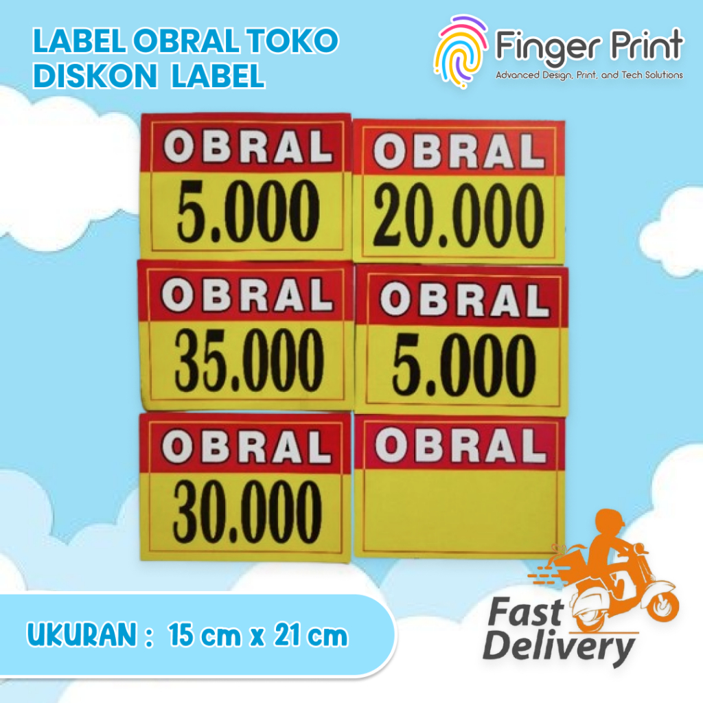 

Kertas Obral Harga / Kertas Tulisan Harga Bandrol / Name Tag Harga Jualan / Kertas Obral Harga Jualan